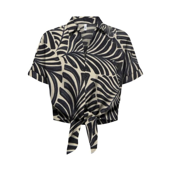 15342689_4697672_front Γυναικείο πουκάμισο Only μαύρο με δέσιμο 15342689 - Image 1