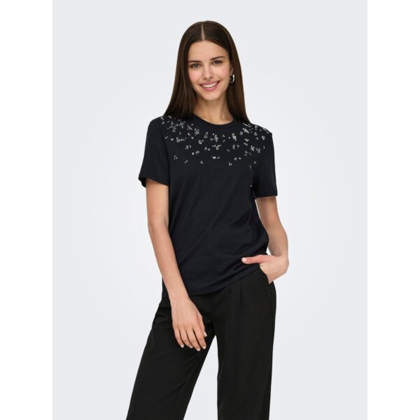 15343568_4699221_front_1 Γυναικεία μπλούζα μαύρη με στρας Only 15343568 - Image 1