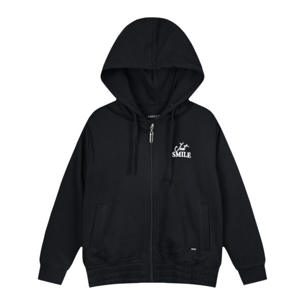 ΠΑΙΔΙΚΗ ΖΑΚΕΤΑ ΜΕ ΚΟΥΚΟΥΛΑ  ΜΑΥΡΟ ΚΟΡΙΤΣΙ  ENERGIERS 16-225202-5 - Image 1