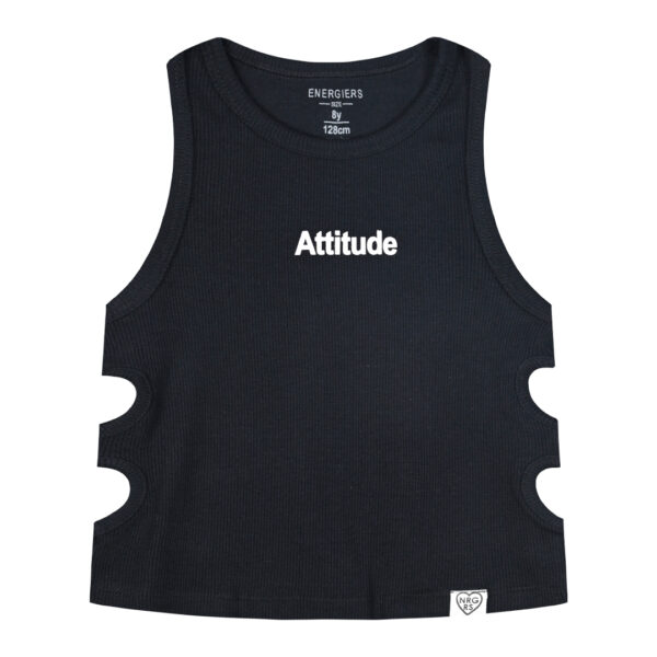 ΠΑΙΔΙΚΗ ΜΠΛΟΥΖΑ ΑΜΑΝΙΚΗ ΚΟΝΤΗ ΜΑΥΡΟ ΚΟΡΙΤΣΙ ENERGIERS 16-225246-5 - Image 1