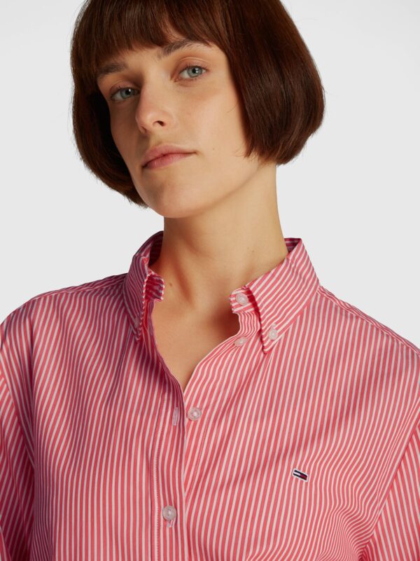 ΓΥΝΑΙΚΕΙΟ ΠΟΥΚΑΜΙΣΟ REG PINSTRIPE POPLIN SHIRT TOMMY JEANS DW0DW20290-0D4 - Image 4