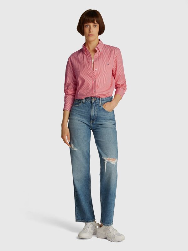 ΓΥΝΑΙΚΕΙΟ ΠΟΥΚΑΜΙΣΟ REG PINSTRIPE POPLIN SHIRT TOMMY JEANS DW0DW20290-0D4 - Image 6