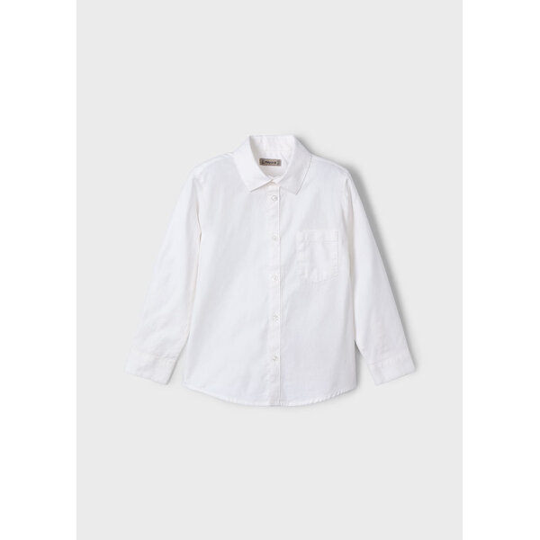 ΠΑΙΔΙΚΟ ΠΟΥΚΑΜΙΣΟ BASIC ΛΕΥΚΟ ΑΓΟΡΙ MAYORAL 25-00140-034 - Image 3