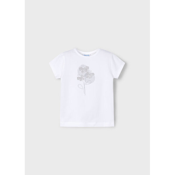 25-00174-075-L-4 ΠΑΙΔΙΚΗ ΜΠΛΟΥΖΑ ΛΕΥΚΟ ΚΟΡΙΤΣΙ MAYORAL 25-00174-075 - Image 1