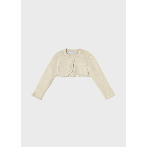 25-00306-044-L-4 ΠΑΙΔΙΚΟ ΜΠΟΛΕΡΟ ΧΡΥΣΟ ΚΟΡΙΤΣΙ MAYORAL 25-00306-044 - Image 1