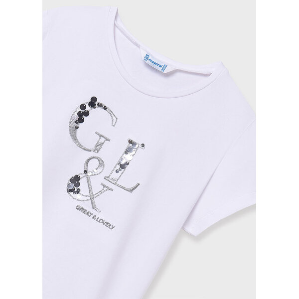 ΠΑΙΔΙΚΗ ΜΠΛΟΥΖΑ BASIC ΛΕΥΚΟ ΚΟΡΙΤΣΙ MAYORAL 25-00854-078 - Image 2