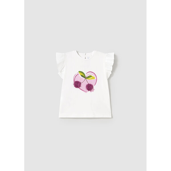 ΠΑΙΔΙΚΗ ΜΠΛΟΥΖΑ ΛΕΥΚΟ ΚΟΡΙΤΣΙ MAYORAL 25-01042-052 - Image 1