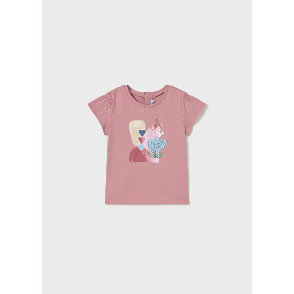 25-01049-071-L-4 ΠΑΙΔΙΚΗ ΜΠΛΟΥΖΑ ΚΕΝΤΗΤΗ ΡΟΖ ΚΟΡΙΤΣΙ MAYORAL 25-01049-071 - Image 1