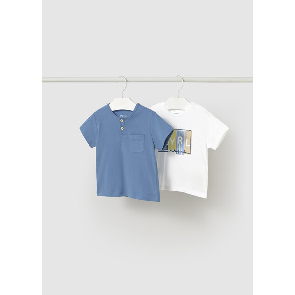 ΠΑΙΔΙΚΗ ΜΠΛΟΥΖΑ ΣΕΤ ΔΥΟ ΤΜΧ ΜΠΛΕ ΑΓΟΡΙ MAYORAL 25-01060-035 - Image 1