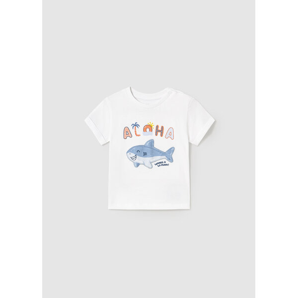 ΠΑΙΔΙΚΗ ΜΠΛΟΥΖΑ ΑΠΛΙΚΕ ΛΕΥΚΟ ΑΓΟΡΙ MAYORAL 25-01066-056 - Image 1