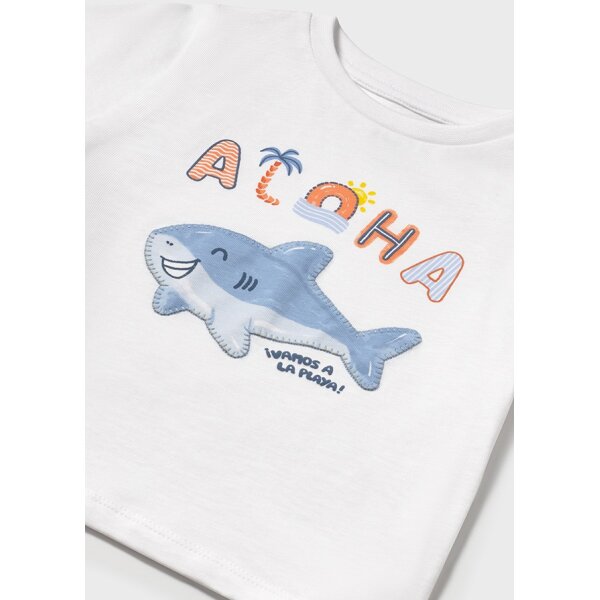 ΠΑΙΔΙΚΗ ΜΠΛΟΥΖΑ ΑΠΛΙΚΕ ΛΕΥΚΟ ΑΓΟΡΙ MAYORAL 25-01066-056 - Image 2