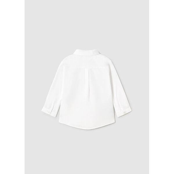 ΒΡΕΦΙΚΟ ΠΟΥΚΑΜΙΣΟ ΜΕ ΠΑΠΙΓΙΟΝ ΛΕΥΚΟ ΑΓΟΡΙ  MAYORAL 25-01102-026 - Image 3