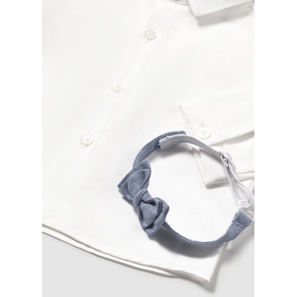 ΒΡΕΦΙΚΟ ΠΟΥΚΑΜΙΣΟ ΜΕ ΠΑΠΙΓΙΟΝ ΛΕΥΚΟ ΑΓΟΡΙ  MAYORAL 25-01102-026 - Image 4