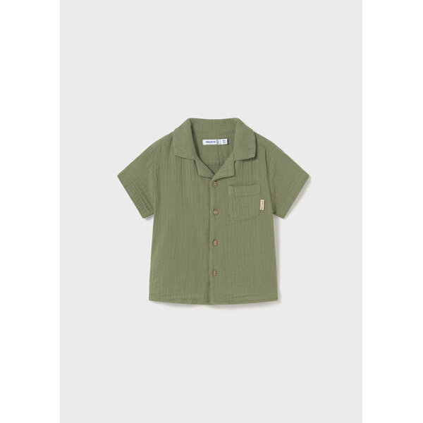 ΠΑΙΔΙΚΟ ΠΟΥΚΑΜΙΣΟ ΓΚΟΦΡΕ ΠΡΑΣΙΝΟ ΑΓΟΡΙ MAYORAL 25-01111-083 - Image 1