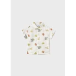 ΠΑΙΔΙΚΟ ΠΟΥΚΑΜΙΣΟ ΣΤΑΜΠΩΤΟ ΖΩΑΚΙΑ ΛΕΥΚΟ ΑΓΟΡΙ MAYORAL 25-01112-076