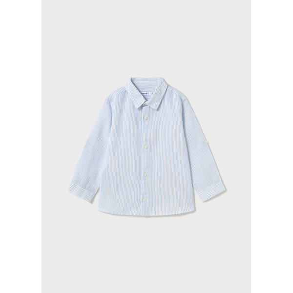 ΠΑΙΔΙΚΟ ΠΟΥΚΑΜΙΣΟ ΛΙΝΟ ΓΑΛΑΖΙΟ ΜΠΛΕ ΑΓΟΡΙ MAYORAL 25-01116-087 - Image 1