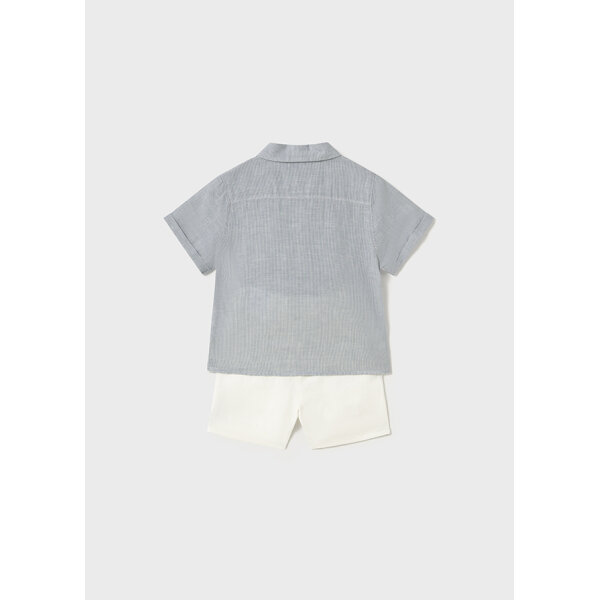 ΠΑΙΔΙΚΟ ΣΕΤ ΠΟΥΚΑΜΙΣΟ ΜΕ ΒΕΡΜΟΥΔΑ ΑΜΠΙΓΕ ΑΓΟΡΙ  MAYORAL 25-01251-031 - Image 3