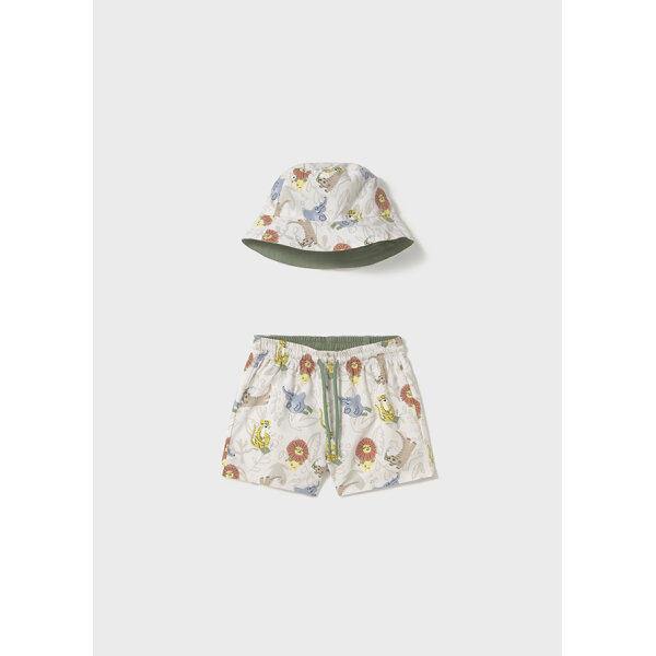 25-01646-011-L-4 ΠΑΙΔΙΚΟ ΣΕΤ ΜΑΓΙΟ ΜΕ ΚΑΠΕΛΟ ΜΠΕΖ ΑΓΟΡΙ  MAYORAL 25-01646-011 - Image 1