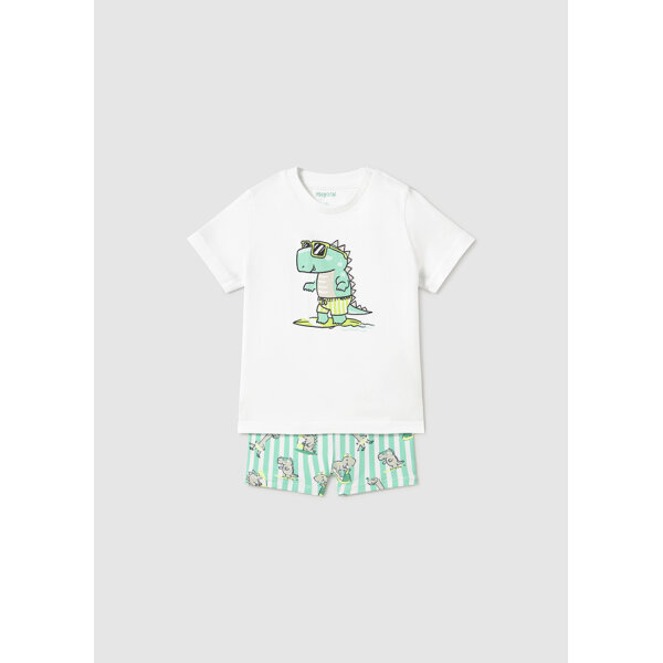 ΠΑΙΔΙΚΟ ΣΕΤ ΜΑΓΙΟ ΜΕ ΜΠΛΟΥΖΑ ΠΡΑΣΙΝΟ ΑΓΟΡΙ  MAYORAL 25-01648-015 - Image 1