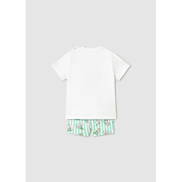 ΠΑΙΔΙΚΟ ΣΕΤ ΜΑΓΙΟ ΜΕ ΜΠΛΟΥΖΑ ΠΡΑΣΙΝΟ ΑΓΟΡΙ  MAYORAL 25-01648-015 - Image 3