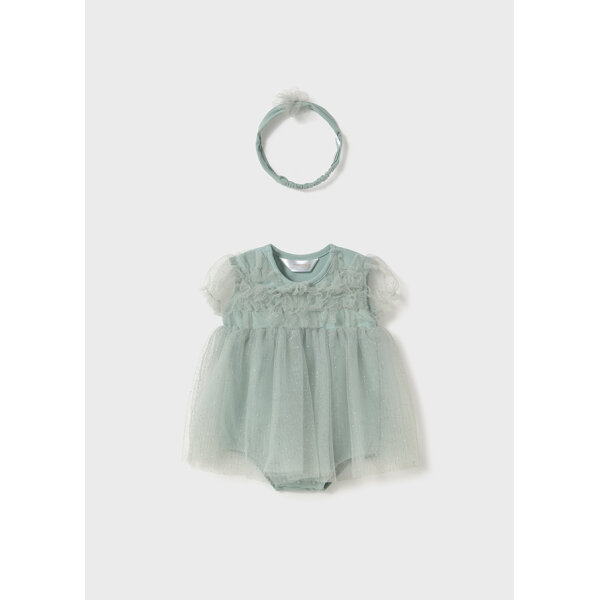 25-01659-031-L-4 ΒΡΕΦΙΚΟ ΦΟΡΕΜΑ ΜΕ ΣΤΕΚΑ ΠΡΑΣΙΝΟ ΚΟΡΙΤΣΙ MAYORAL 25-01659-031 - Image 1