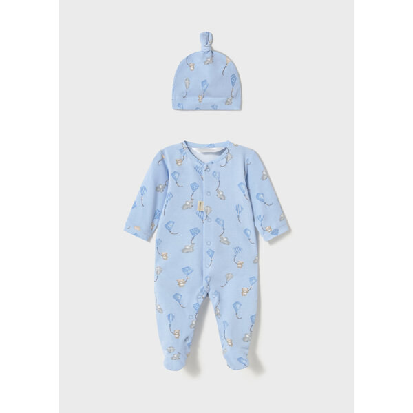 25-01706-093-L-4 ΒΡΕΦΙΚΟ ΦΟΡΜΑΚΙ ΑΓΟΡΙ ΜΑΚΡΥ ΜΕ ΚΑΠΕΛΟ ΓΑΛΑΖΙΟ MAYORAL 25-01706-093 - Image 1