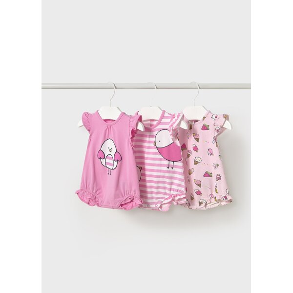 25-01758-078-L-4 ΒΡΕΦΙΚΑ ΦΟΡΜΑΚΙΑ ΜΑΚΟ 3 ΤΕΜΑΧΙΑ ΡΟΖ MAYORAL 25-01758-078 - Image 1