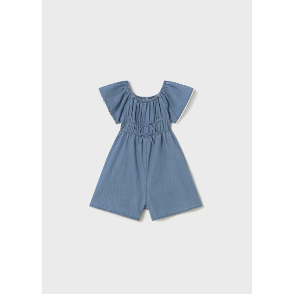 25-01838-095-L-4 ΠΑΙΔΙΚΗ ΟΛΟΣΩΜΗ ΦΟΡΜΑ ΚΟΝΤΗ ΜΠΛΕ ΚΟΡΙΤΣΙ MAYORAL 25-01838-095 - Image 1