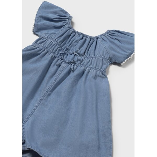 25-01838-095-L-6 ΠΑΙΔΙΚΗ ΟΛΟΣΩΜΗ ΦΟΡΜΑ ΚΟΝΤΗ ΜΠΛΕ ΚΟΡΙΤΣΙ MAYORAL 25-01838-095 - Image 4