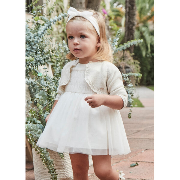 25-01902-019-L-2 ΠΑΙΔΙΚΟ ΦΟΡΕΜΑ ΜΕ ΚΟΡΔΕΛΑ ΕΚΡΟΥ ΚΟΡΙΤΣΙ MAYORAL 25-01902-019 - Image 1
