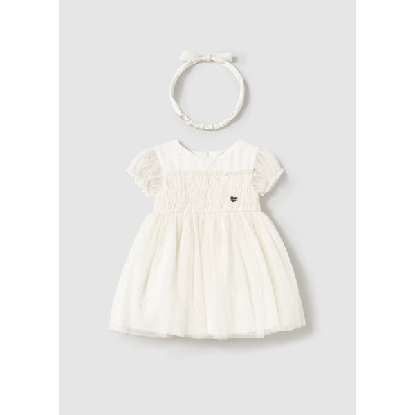 25-01902-019-L-4 ΠΑΙΔΙΚΟ ΦΟΡΕΜΑ ΜΕ ΚΟΡΔΕΛΑ ΕΚΡΟΥ ΚΟΡΙΤΣΙ MAYORAL 25-01902-019 - Image 3