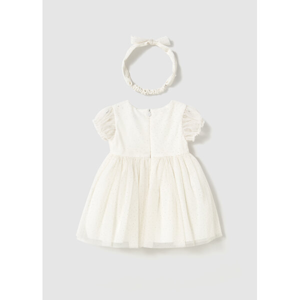 25-01902-019-L-5 ΠΑΙΔΙΚΟ ΦΟΡΕΜΑ ΜΕ ΚΟΡΔΕΛΑ ΕΚΡΟΥ ΚΟΡΙΤΣΙ MAYORAL 25-01902-019 - Image 4