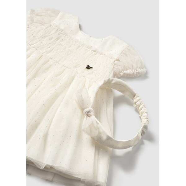 25-01902-019-L-6 ΠΑΙΔΙΚΟ ΦΟΡΕΜΑ ΜΕ ΚΟΡΔΕΛΑ ΕΚΡΟΥ ΚΟΡΙΤΣΙ MAYORAL 25-01902-019 - Image 5