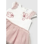 ΠΑΙΔΙΚΟ ΦΟΡΕΜΑ ΜΕ ΤΟΥΛΙ ΡΟΖ ΚΟΡΙΤΣΙ MAYORAL 25-01904-023 - Image 2