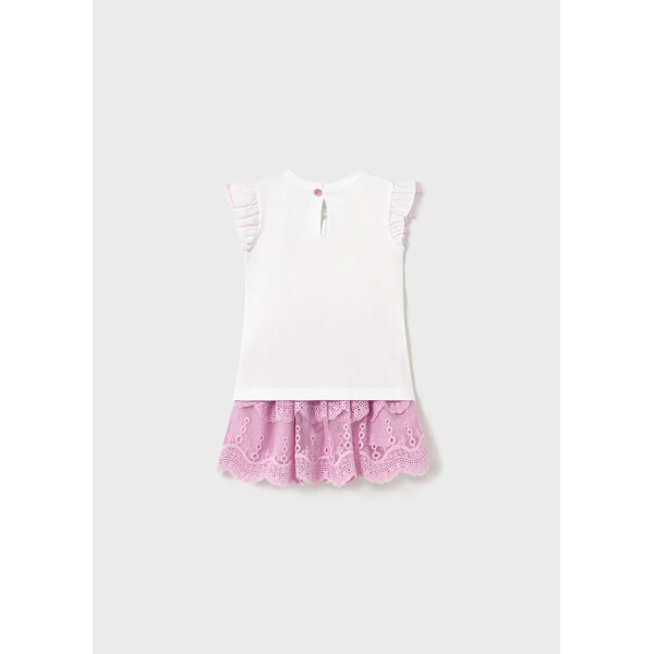 25-01929-060-L-5 ΠΑΙΔΙΚΟ ΣΕΤ ΜΕ ΦΟΥΣΤΑ ΤΟΥΛΙ ΠΛΕΧΤΗ ΜΩΒ ΚΟΡΙΤΣΙ MAYORAL 25-01929-060 - Image 3