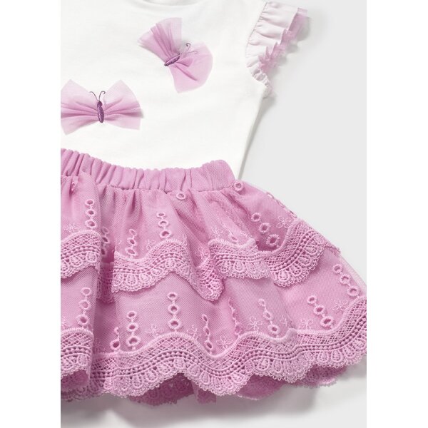 25-01929-060-L-6 ΠΑΙΔΙΚΟ ΣΕΤ ΜΕ ΦΟΥΣΤΑ ΤΟΥΛΙ ΠΛΕΧΤΗ ΜΩΒ ΚΟΡΙΤΣΙ MAYORAL 25-01929-060 - Image 4