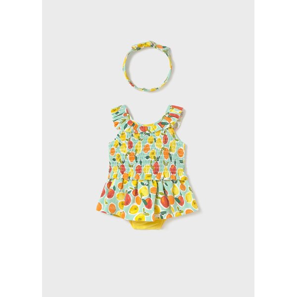 25-01930-010-L-4 ΠΑΙΔΙΚΟ ΣΕΤ ΦΟΥΣΤΑ TOTAL LOOK ΚΙΤΡΙΝΟ ΚΟΡΙΤΣΙ MAYORAL 25-01930-010 - Image 1