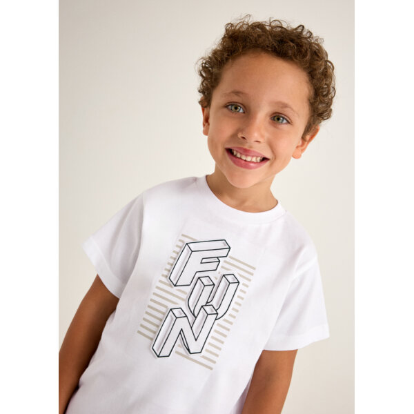 ΠΑΙΔΙΚΗ ΜΠΛΟΥΖΑ ΛΕΥΚΟ ΑΓΟΡΙ MAYORAL 25-03027-015 - Image 1