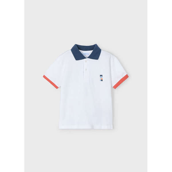 ΠΑΙΔΙΚΗ ΜΠΛΟΥΖΑ POLO ΛΕΥΚΟ  ΑΓΟΡΙ MAYORAL 25-03106-059 - Image 3
