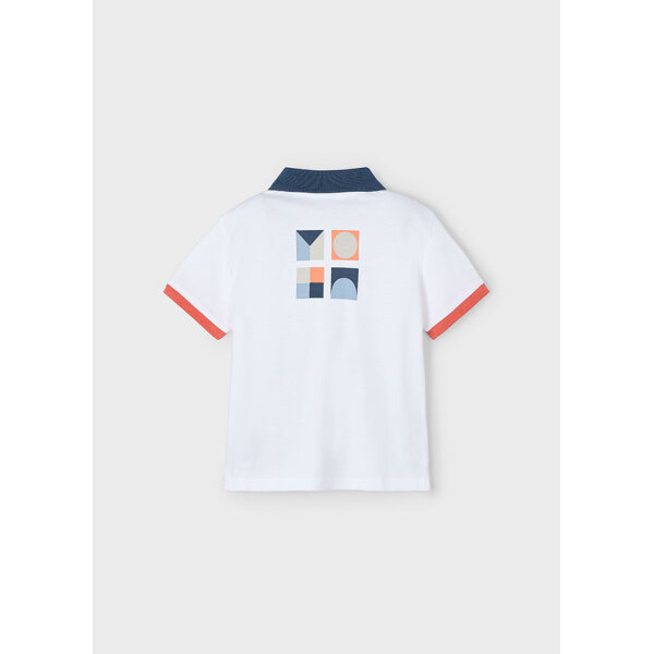 ΠΑΙΔΙΚΗ ΜΠΛΟΥΖΑ POLO ΛΕΥΚΟ  ΑΓΟΡΙ MAYORAL 25-03106-059 - Image 4