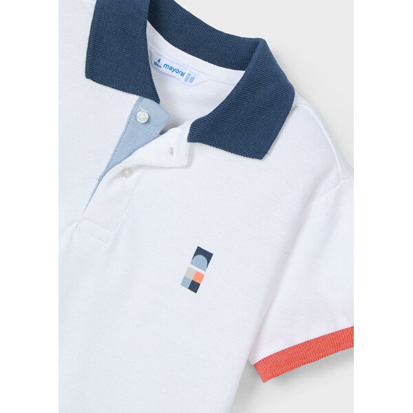 ΠΑΙΔΙΚΗ ΜΠΛΟΥΖΑ POLO ΛΕΥΚΟ  ΑΓΟΡΙ MAYORAL 25-03106-059 - Image 5