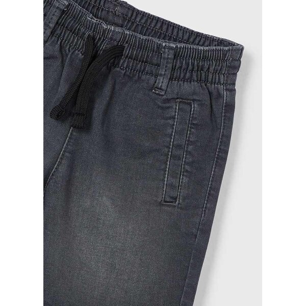 ΠΑΙΔΙΚΗ ΒΕΡΜΟΥΔΑ ΓΚΡΙ SOFT DENIM JOGGER ΑΓΟΡΙ MAYORAL 25-03222-064 - Image 4