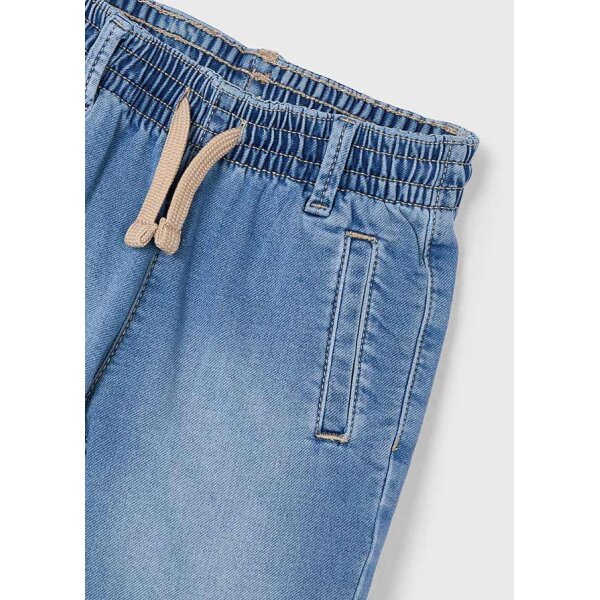 ΠΑΙΔΙΚΗ ΒΕΡΜΟΥΔΑ ΤΖΙΝ SOFT DENIM JOGGER ΜΠΛΕ ΑΓΟΡΙ MAYORAL 25-03222-065 - Image 4