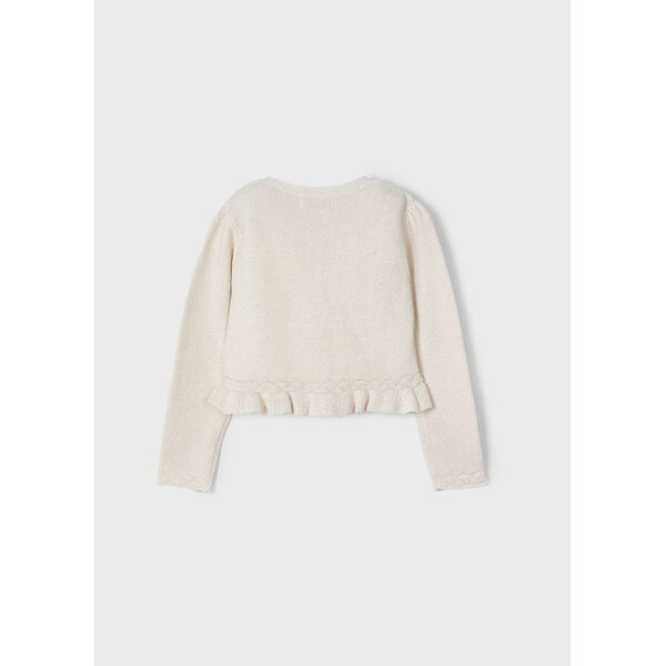 25-03374-083-L-5 ΠΑΙΔΙΚΗ ΖΑΚΕΤΑ ΠΛΕΧΤΗ ΕΚΡΟΥ ΚΟΡΙΤΣΙ MAYORAL 25-03374-083 - Image 3