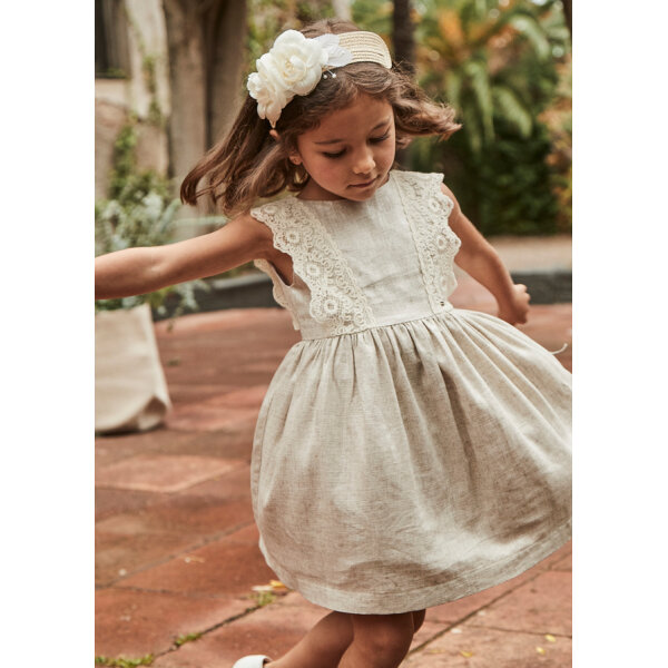 25-03910-031-L-2 ΠΑΙΔΙΚΟ ΦΟΡΕΜΑ ΛΙΝΟ ΜΠΕΖ ΚΟΡΙΤΣΙ MAYORAL 25-03910-031 - Image 1