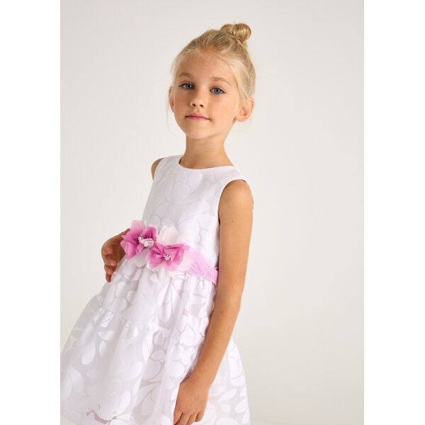 25-03918-065-L-1 ΠΑΙΔΙΚΟ ΦΟΡΕΜΑ ΝΤΕΒΟΡΕ ΛΕΥΚΟ ΚΟΡΙΤΣΙ MAYORAL 25-03918-065 - Image 1
