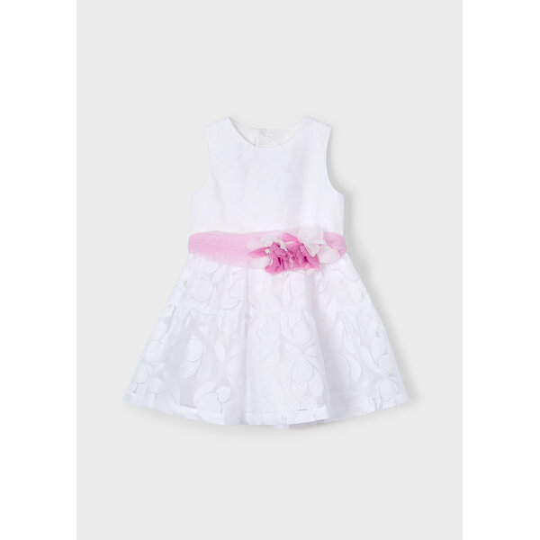 25-03918-065-L-4 ΠΑΙΔΙΚΟ ΦΟΡΕΜΑ ΝΤΕΒΟΡΕ ΛΕΥΚΟ ΚΟΡΙΤΣΙ MAYORAL 25-03918-065 - Image 3