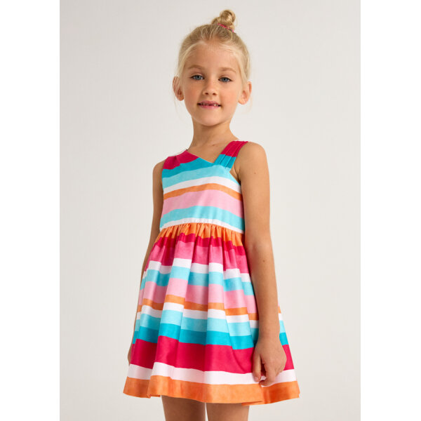25-03920-057-L-1 ΠΑΙΔΙΚΟ ΦΟΡΕΜΑ ΜΕ ΡΙΓΕΣ ΠΟΛΥΧΡΩΜΟ ΚΟΡΙΤΣΙ MAYORAL 25-03920-057 - Image 1