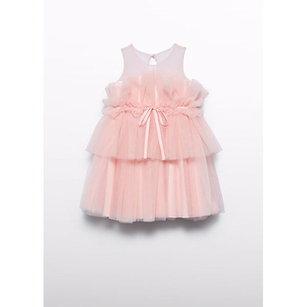 Παιδικό Φόρεμα Τούλι βολάν Ροζ κορίτσι ABEL & LULA 25-05036-051 - Image 2