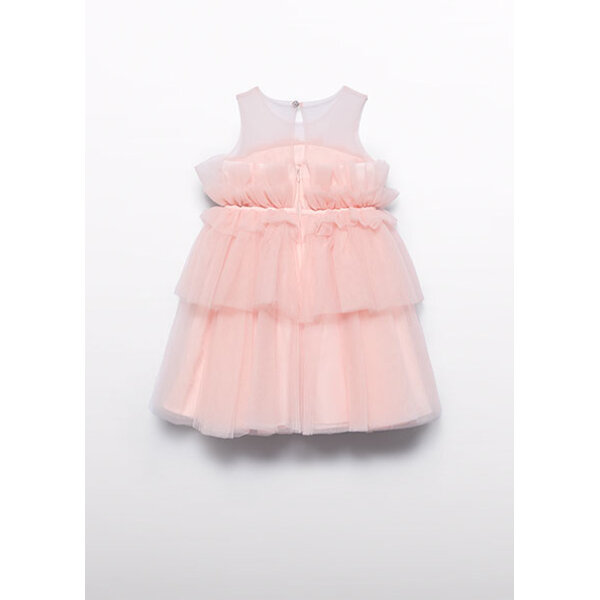 Παιδικό Φόρεμα Τούλι βολάν Ροζ κορίτσι ABEL & LULA 25-05036-051 - Image 3